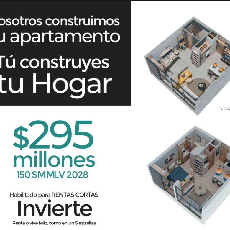 Venta de Apartaestudios en BOTÁNIKA COLIV