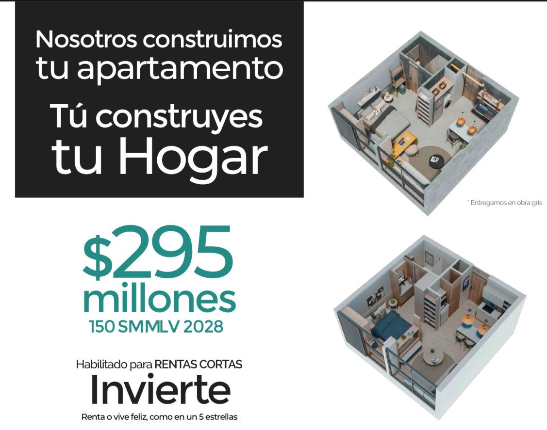 Venta de Apartaestudios en BOTÁNIKA COLIV